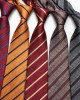 New striped jacquard polyester silk ties, men's professional formal shirt accessories, vintage ties, wholesale. New striped jacquard polyester silk ties, men's professional formal shirt accessories, vintage ties, wholesale.
