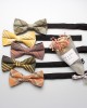 Large Stock: Viscose Cotton Plaid Men's and Women's Bow Ties, High School Uniform Bow Ties