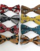Shengzhou manufacturers supply men's bow ties with animal and floral designs for business and fashionable formal shirts and suit accessories, wholesale bow ties