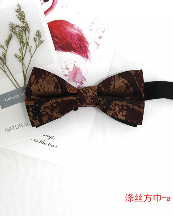 Shengzhou manufacturers supply men's bow ties with animal and floral designs for business and fashionable formal shirts and suit accessories, wholesale bow ties