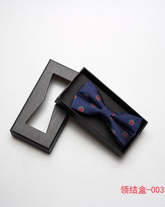 Exquisite bow tie gift box, rectangular black box for student holiday wedding gifts