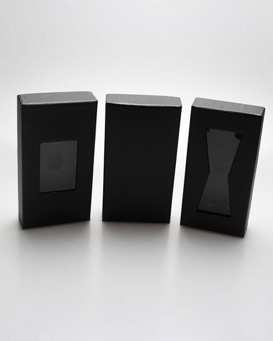 Exquisite bow tie gift box, rectangular black box for student holiday wedding gifts