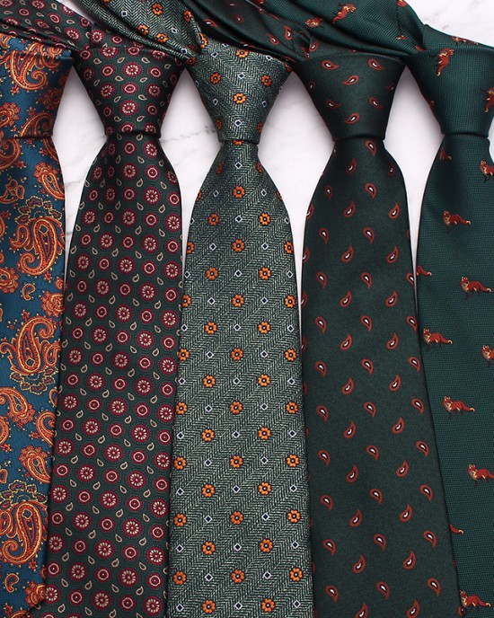 New green series men's business ties, retro and fashionable striped paisley polyester hand-tied ties, wholesale New green series men's business ties, retro and fashionable striped paisley polyester hand-tied ties, wholesale