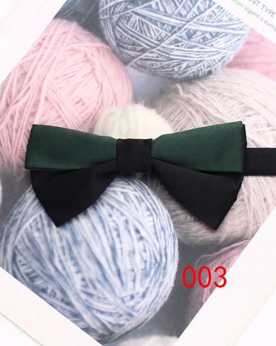 Lei'er new double-layered Korean-style men's bow tie, jacquard double-layered bow tie, in stock, wholesale