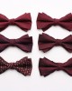 Lei'er men's red wedding bow ties, casual bow ties, groom's and groomsmen's bow ties, business-style, manufacturer wholesale