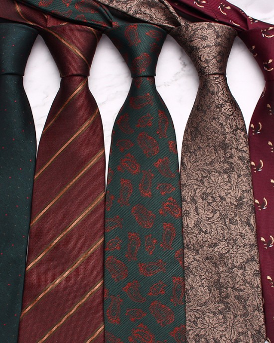 New 8cm hand-tied tie, men's business retro polyester paisley diagonal striped suit accessory tie wholesale New 8cm hand-tied tie, men's business retro polyester paisley diagonal striped suit accessory tie wholesale