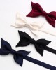 Lei'er new solid color double-layer bow tie, men's business fashion, British-style suit accessories, wedding bow tie in stock.