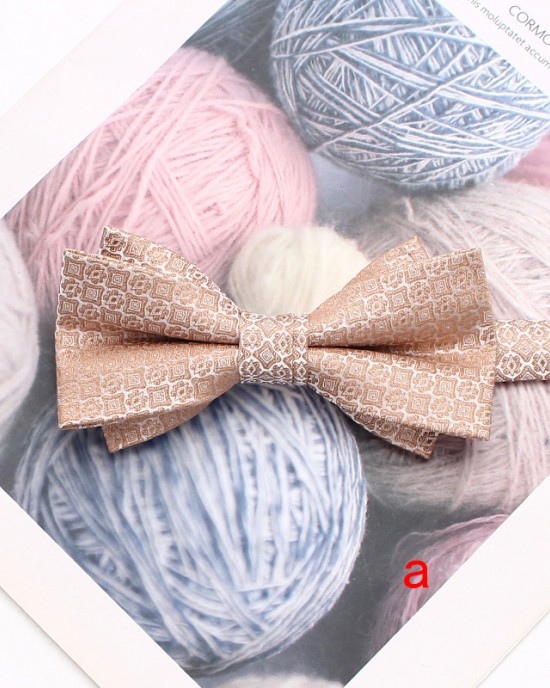 Lei'er men's wedding bow ties, groom's tuxedo shoots, personalized bow ties, fashionable paisley flower accessories, bow tie manufacturers