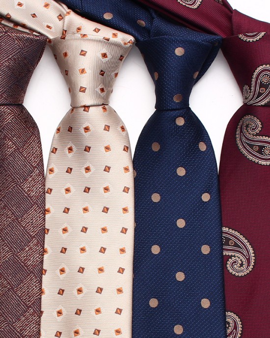 Lei'er polyester cashew flower classic men's 8cm tie. Men's paisley flower business casual wedding dinner tie