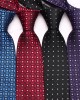 Lei'er spotted men's tie, retro geometric casual fashion tie, yarn-dyed polyester business tie, in stock from the manufacturer.