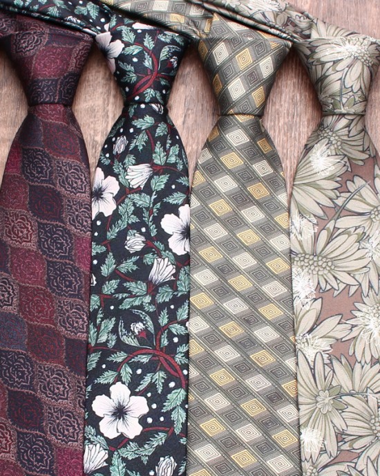 Lei'er men's business formal tie, 8cm printed polyester tie. Wholesale floral casual professional ties