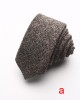 New Wool Blend 6cm Ties, Striped Plaid Ties for Men, Groomsmen Suit Shirt Accessories, Wholesale Ties