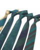 Green series diagonal striped ties, men's business fashion, small floral pattern, 8cm polyester tie, ready-to-stock wholesale.