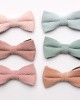 Shengzhou manufacturers offer corduroy polyester-cotton bow ties for men and women in macaron-colored, solid-color, fashionable wedding bow ties. Shengzhou manufacturers offer corduroy polyester-cotton bow ties for men and women in macaron-colored, solid-color, fashionable wedding bow ties.