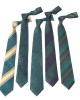 Green series diagonal striped ties, men's business fashion, small floral pattern, 8cm polyester tie, ready-to-stock wholesale.