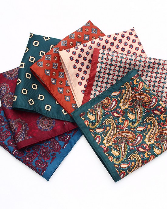 Lei'er pocket squares for men, polyester suit and dress chest scarves, multi-colored geometric handkerchiefs, from the original manufacturer. Lei'er pocket squares for men, polyester suit and dress chest scarves, multi-colored geometric handkerchiefs, from the original manufacturer.