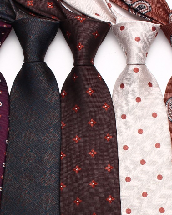Lei'er polyester cashew flower classic men's 8cm tie. Men's paisley flower business casual wedding dinner tie