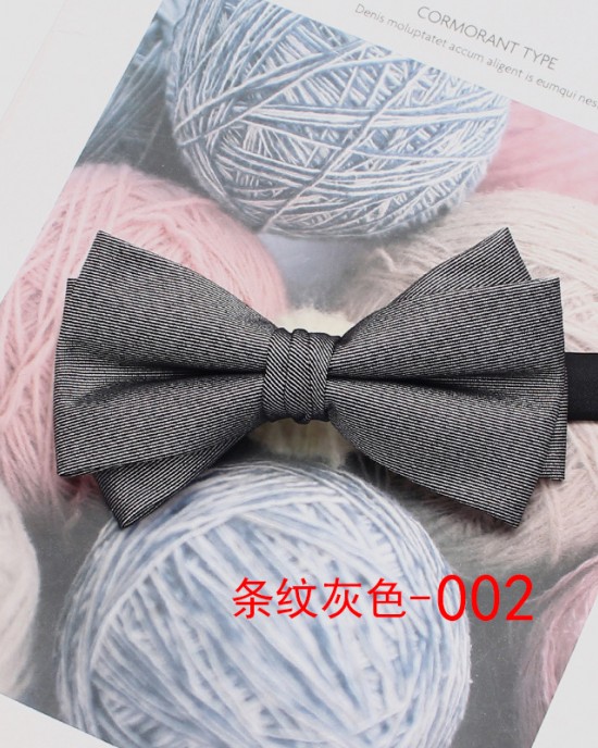 Leier men's bow ties, British striped business bow ties, Korean-style wedding shirt and suit tie accessories, manufacturer