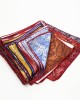 Shengzhou pocket squares, suit pocket squares, red embroidered business handkerchiefs for groomsmen and groomsmen, pocket squares