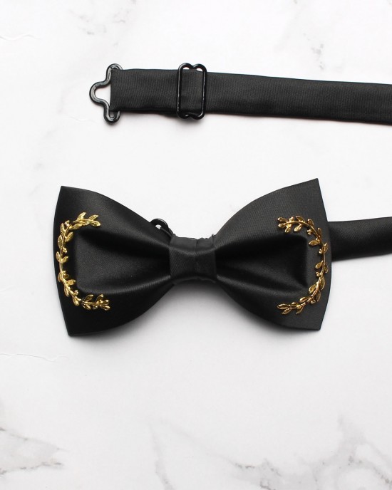 Men's custom-made bow ties, solid-color wedding bow ties for groomsmen and groomsmen, wholesale polyester yarn-dyed bow ties