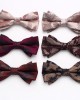 Lei'er men's wedding bow ties, groom's tuxedo shoots, personalized bow ties, fashionable paisley flower accessories, bow tie manufacturers