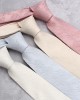 Polyester lamé tie, classic men's 7cm tie, men's burgundy business casual dinner tie.