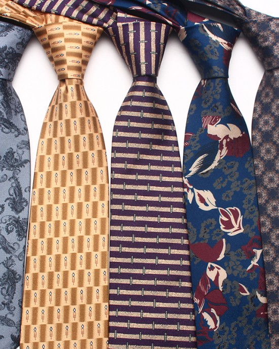 Factory's hot-selling formal 8cm business tie, men's casual hand-tied tie, small flower cashew plaid, multi-color, in stock