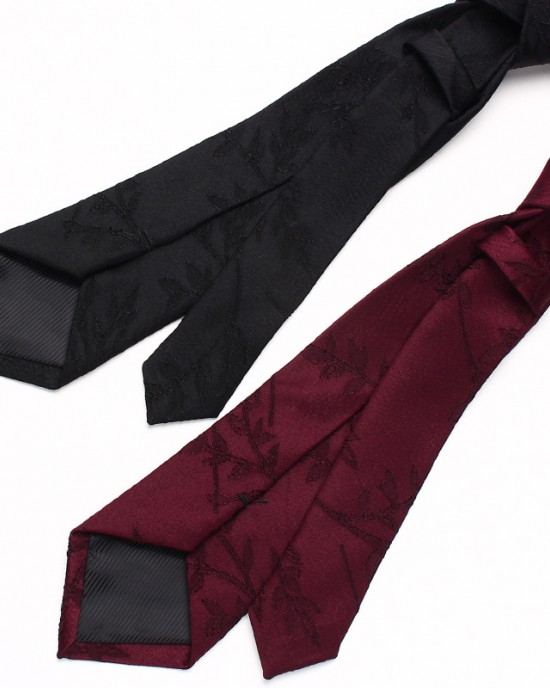 Lei'er polyester business suit ties, jacquard red series 7cm ties, new tie, manufacturer and wholesale