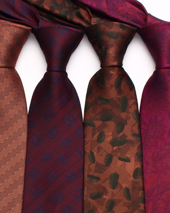 Lei'er coffee-colored ties, men's business stylish cashew flower hand-tied ties, available from manufacturers in multiple colors.
