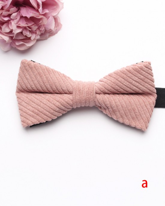 Shengzhou manufacturers offer corduroy polyester-cotton bow ties for men and women in macaron-colored, solid-color, fashionable wedding bow ties. Shengzhou manufacturers offer corduroy polyester-cotton bow ties for men and women in macaron-colored, solid-color, fashionable wedding bow ties.