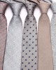 Polyester cashew flower classic men's 8cm tie, men's khaki business casual wedding dinner tie.