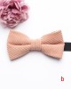 Shengzhou manufacturers offer corduroy polyester-cotton bow ties for men and women in macaron-colored, solid-color, fashionable wedding bow ties. Shengzhou manufacturers offer corduroy polyester-cotton bow ties for men and women in macaron-colored, solid-color, fashionable wedding bow ties.