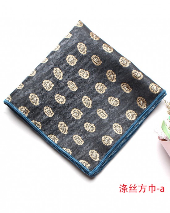 Men's formal business suit pocket square, patterned chest scarf, handkerchief, banquet small handkerchief, suit accessories, wholesaler Men's formal business suit pocket square, patterned chest scarf, handkerchief, banquet small handkerchief, suit accessories, wholesaler