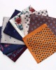 Men's formal business wedding suit pocket squares, patterned chest scarves, handkerchiefs, small party squares, suit accessories in stock.