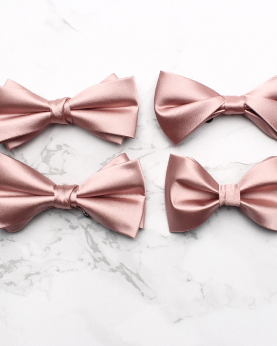 2025 new pink textured bow ties for men and women, polyester yarn-dyed, fashionable and versatile bow ties, manufacturer in stock in Shengzhou 2025 new pink textured bow ties for men and women, polyester yarn-dyed, fashionable and versatile bow ties, manufacturer in stock in Shengzhou