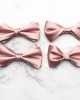 2025 new pink textured bow ties for men and women, polyester yarn-dyed, fashionable and versatile bow ties, manufacturer in stock in Shengzhou 2025 new pink textured bow ties for men and women, polyester yarn-dyed, fashionable and versatile bow ties, manufacturer in stock in Shengzhou