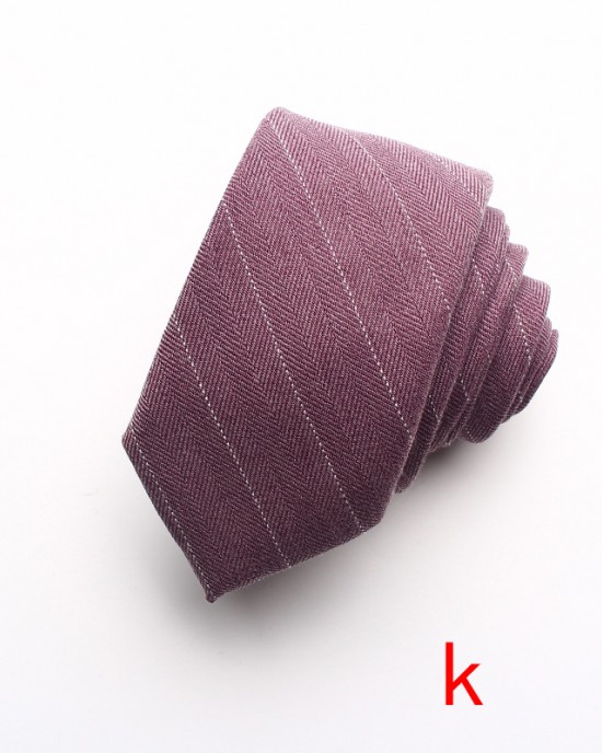 New Wool Blend 6cm Ties, Striped Plaid Ties for Men, Groomsmen Suit Shirt Accessories, Wholesale Ties