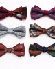 New striped colorblock double-layered bow ties, business-chic, British-style suit accessories, wedding bow tie manufacturers, wholesale