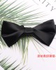 2025 Spring/Summer new solid-color black men's groom and groomsmen wedding bow ties, factory-in-stock wholesale. 2025 Spring/Summer new solid-color black men's groom and groomsmen wedding bow ties, factory-in-stock wholesale.
