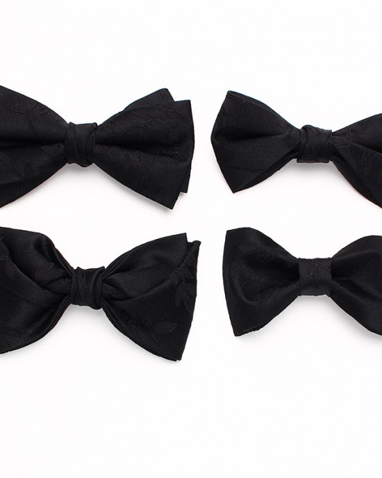 Lei'er men's groom's wedding tie, wedding dress photoshoot, Chinese-style personalized bow tie, fashionable burgundy bow tie, in stock from the manufacturer.