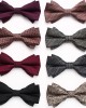 Lei'er men's wedding bow ties, groom's tuxedo shoots, personalized bow ties, fashionable paisley flower accessories, bow tie manufacturers