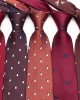 New retro animal pattern men's ties, 8cm polyester silk yarn-dyed, cut-out, hand-tied ties, wholesale