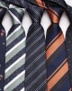 Leier's new blue business ties, 8cm polyester casual suit jacquard ties, personalized ties, available from manufacturers.