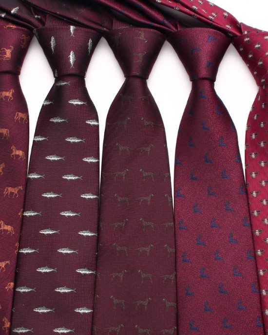 Burnous retro ties for men, grooms, weddings, and weddings. Yarn-dyed polyester business tie manufacturer.