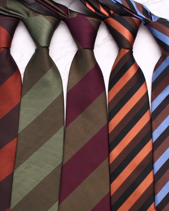 2023 new men's 8cm vintage tie wholesale, various patterns, polyester silk business suit accessories