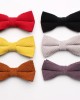 Shengzhou manufacturers offer corduroy polyester-cotton bow ties for men and women in macaron-colored, solid-color, fashionable wedding bow ties. Shengzhou manufacturers offer corduroy polyester-cotton bow ties for men and women in macaron-colored, solid-color, fashionable wedding bow ties.