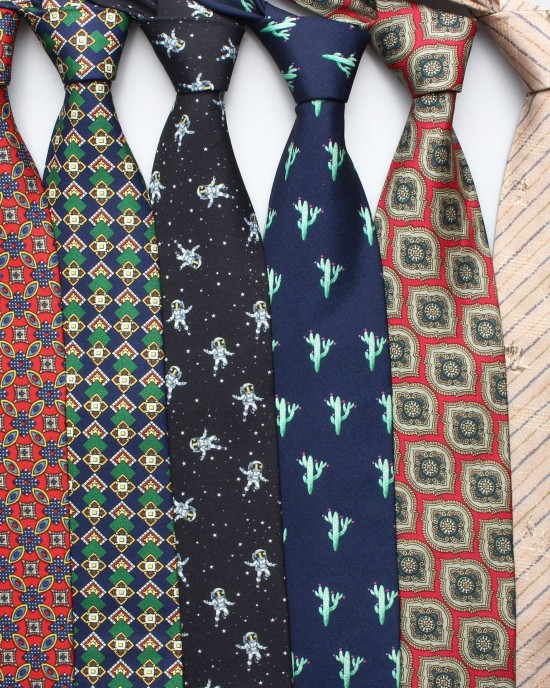 New 9cm Korean-style men's ties, exquisitely printed polyester ties Wholesale business casual fashion suits and ties