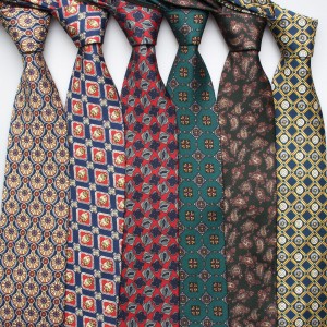 New 9cm Korean-style men's ties, exquisitely printed polyester ties Wholesale business casual fashion suits and ties