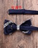 Men's fashionable and trendy shirts, suits, banquets, wedding accessories, solid color diamond-embellished bow ties, wholesaler Men's fashionable and trendy shirts, suits, banquets, wedding accessories, solid color diamond-embellished bow ties, wholesaler
