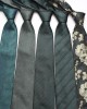 Wholesale men's 8cm business formal polyester ties, suit ties, and casual green party ties.